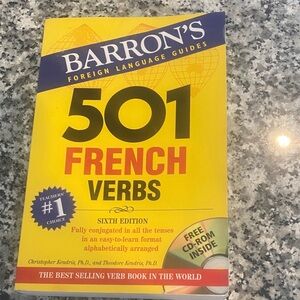 Barron's 501 French Verbs Book